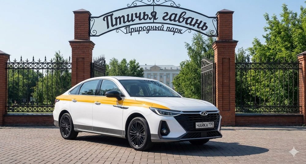 Chery Arrizo 8 — такси Чайка в Омске